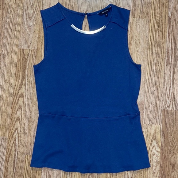 RW&Co Sleeveless Blue Top - Picture 1 of 3